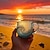 ieftine Cupe &amp; Căni-Cană din sticlă cu valuri de mare, cană de cafea din sticlă cu valuri oceanice lucrată manual de 350 ml, căni de cafea cu valuri oceanice și mâner izolat, cană de ceai cu textură creativă cu valuri de