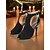 economico Scarpe per balli latini-scarpe da ballo da donna con punta aperta in pelle scamosciata e vernice bordeaux e cinturino alla caviglia - latino professionali &amp;calzature da ballo con tacco alto