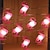 abordables Luces de cadena de fiesta-Luces de Cuerda de Alambre de Cobre LED Luz de Cuerda de Hadas Flamenco Rosa 2m 20LEDs Alimentada por Batería Luz de Flor de Cerezo Durazno Decoración para Boda Fiesta de Fin de Año Cumpleaños Jardín