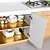 abordables Utensilios de cocina y gadgets-2 rollos de pegatinas para salpicadero de cocina, papel tapiz autoadhesivo de aluminio, resistente al calor (232 °C), al aceite, al agua, fácil de cortar para gabinetes, estufas y encimeras.
