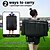 cheap Camping Equipment-Stadium Seating for Bleachers with Back Support and Thick Padded Cushion, 24 Inch Extra Wide Portable Reclining Folding Chair with Optional Arms, 4 Pockets and Shoulder Straps