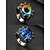 abordables Accessoires d&#039;Halloween-Bague en alliage œil de dragon pour homme, style gothique punk, bijou réglable œil de monstre pour cosplay, fêtes et festivals