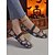 abordables Pour les femmes-Ballerines Mary Jane pour femme, chaussures décontractées à imprimé citrouille et toile d&#039;araignée, avec bride élastique, idéales pour les fêtes, les festivals et les costumes.