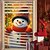 cheap Christmas Tapestry Hanging-Christmas Snowman Curtain, 2026 Xmas Warm Glow Window Curtain Door Cover for Holiday Decoration, Winter Party Indoor Outdoor Hanging Tapestry