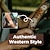 cheap Vehicle Service-Western Steering Wheel Cover Leather Retro Cowboy Car &amp; Truck Accessory, Universal 15 Inch Anti-Slip Wheel Cover for SUV, Pickup, Comfortable Grip, Easy to Install