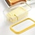 cheap Kitchen Utensils &amp; Gadgets-2-in-1 Butter Slicer and Sealed Storage Container with Manual Rectangular Blade, Durable Plastic Kitchen Tool for Freshness and Easy One-Step Meal Preparation, Butter Spreader Included