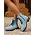 baratos Botas de combate-botas de combate jeans femininas – botas de cano curto com cadarço, zíper lateral e sola de borracha para uso casual e estilo urbano