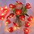 billige Batteri- og USB-innendørslys-Rattan Hjerteformet Eventyr Lyslenker 10/20 LED Batteri/USB-Drevet Bryllup Fest Valentinsdag Rom Vegg Tre Dekorasjon