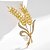 economico Spille e fermagli-Spille Classico Retrò Geometrico Fiore Elegante Moda Personalizzato Semplice Spilla Gioielli Oro Per Matrimonio Feste Regalo Fidanzamento Balli di fine anno Festival