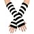 voordelige Dameshandschoenen-Kerstgestreepte vingerloze handschoenen voor dames - zacht gebreid, rood-witte strepen, perfect voor feestdagen en winterfestiviteiten