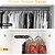cheap Home Storage &amp; Hooks-2/4 Pack Legging Organizer for Closet Metal Yoga Pants Hangers 10 Clips Holds 20 Leggings, Space Saving Hanging Closet Organizer w/Rubber Coated Closet Organizers and Storage, Pink