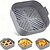 baratos Utensílios &amp; Aparelhos de Cozinha-Pacote com 2 tapetes de silicone para fritadeira de ar – 8,27 polegadas, resistentes ao calor, reutilizáveis, antiaderentes, laváveis na máquina de lavar louça, adequados para fritadeiras de ar de 5,5