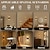voordelige Wandverlichting buiten-Op en Neer Licht Slimme LED Nachtlamp PIR Bewegingssensor Magnetische Draagbare Wandlamp 3 Verlichtingsmodi Draadloze Installatie voor Terras Ingang Slaapkamer Bureau Kledingkast USB Oplaadbare