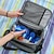 abordables almacenamiento de equipaje y viajes-Bolsa térmica para acampar al aire libre, a prueba de fugas, capacidad de 2,38 galones, tela Oxford gris, correa de hombro ajustable &amp;Bolsillos laterales de malla, adecuados para hombres. &amp; mujer
