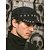 preiswerte Halloween-Zubehör-Herren-Halloweenhut mit Totenkopf-Verzierung – Gothic-Punk-Kappe aus Baumwolle für Partys, Konzerte und Cosplay