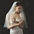 cheap Veils-One-tier Comtemporary / Stylish / Classic Style Wedding Veil Elbow Veils with Flower Comb / Pure Color 33.46 in (85cm) Tulle
