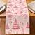 voordelige Kerstkeuken-Kerst Linnen Tafelkleed Vakantie Cartoon Kerstman  Sneeuwvlokprint Tafelkleed Eettafel Decor Woonkamer  Aanrecht Feestdecoratie