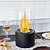 cheap Camping Equipment-ortable Tabletop Fire Bowl Pot with Cylindrical Glass 26cm High Tabletop Fireplace Clean Burning Bio Ethanol Ventless Fireplace for Indoor Outdoor Patio Parties Events