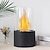 cheap Camping Equipment-ortable Tabletop Fire Bowl Pot with Cylindrical Glass 26cm High Tabletop Fireplace Clean Burning Bio Ethanol Ventless Fireplace for Indoor Outdoor Patio Parties Events