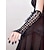 billiga Modeaccessoarer-Halloween-handskar i gotisk spets för kvinnor – svarta fingerlösa armvärmare i fisknät för fest, cosplay och kostymer