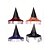 economico Accessori di Halloween-Cappello da strega di Halloween da donna: cappello gotico a punta con pizzo e fibbia di strass in più colori per feste in maschera e cosplay