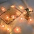 abordables Luces de cadena de fiesta-Luces de Cuerda de Alambre de Cobre LED Luz de Cuerda de Hadas Flamenco Rosa 2m 20LEDs Alimentada por Batería Luz de Flor de Cerezo Durazno Decoración para Boda Fiesta de Fin de Año Cumpleaños Jardín