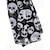 abordables Bufandas de mujer-Bufanda con estampado de calavera de Halloween para mujer: chal ligero de estilo gótico para fiestas de disfraces, cosplay y atuendos de otoño.