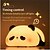 billige Dekorative lys-Søt Panda Nattlys LED Squishy Nyhet Dyr Nattlampe Matgrads Silikon 3 Nivå Dempbar Barnerom Nattlys Skrivebordsdekor Morsomme Gaver Til Gutter Jenter Baby Gaver