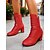 cheap Ankle Boots-Women's Vintage Style Lace-Up Faux Leather  Ankle Boots with Block Heel,Perfect for Casual &amp; Retro Outfits.