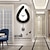 baratos Decoração de Parede-Relógio de parede grande com gota d&#039;água, relógio de parede moderno para sala de estar, adequado para decoração de casa, quarto, cozinha e escritório