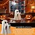 abordables Figuritas y adornos-Figura de fantasma de Halloween, estatua de resina espeluznante con dedo medio, decoración de fantasmas para Halloween, porche y decoración interior espeluznante para el hogar, 10 x 10 x 10 cm