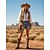 billiga Cowboy &amp; Western Boots-Röda cowboystövlar i läder med broderat westernmönster för kvinnor - snygga urbana modeskor för trendiga outfits