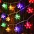 billige Ferie Strip Lights-Jule Solcelle Snefnug Lyskæde 100/200LEDs Udendørs Vandtæt Guirlande Lyskæder Julehave Fe-lampe Nytårs Bryllupsfest Ferier 8 Tilstande Belysning Camping Dekorativ Trælys