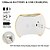 voordelige Wandverlichting buiten-Op en Neer Licht Slimme LED Nachtlamp PIR Bewegingssensor Magnetische Draagbare Wandlamp 3 Verlichtingsmodi Draadloze Installatie voor Terras Ingang Slaapkamer Bureau Kledingkast USB Oplaadbare