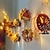 voordelige Vakantie string lichten-Thanksgiving IJzeren Kalkoen Vorm String Verlichting 1.65m 10LEDs Batterij Voeding Herfst Thanksgiving Feest Kerst Thuisdecoratie Fins Licht