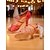 baratos Sapatos de Dança Latina-Sapatos de dança latina de salto alto aberto de cetim vermelho feminino com detalhes em strass, design elegante e brilhante, perfeitos para festas de Gatsby e bailes de dança