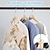 cheap Home Storage &amp; Hooks-200pcs Space-Saving Clothes Hanger Connector Hooks – Stackable Wardrobe Hooks for Closet Organization, Multi-Functional Home Storage, Space-Saving Hanger Links