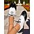 economico Anni &amp;#39;50-ballerine da donna con punta a coda di rondine in stile oxford bordeaux e bianco – brogue vintage in similpelle verniciata anni &#039;50 per uno stile casual da strada e da lavoro