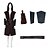 preiswerte Outfits-Retro Vintage Mittelalterlich Renaissance Rüstung Weste Tunika Ritter Wikinger Ranger Kostüm Herren Vikinger Halloween Karneval Leistung LARP Renaissance-Messe Erwachsene Weste Gürtel Tasche