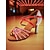 baratos Sapatos de Dança Latina-Sapatos de dança latina de salto alto aberto de cetim vermelho feminino com detalhes em strass, design elegante e brilhante, perfeitos para festas de Gatsby e bailes de dança