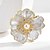 economico Spille e fermagli-Spille Classico Retrò Geometrico Fiore Elegante Moda Personalizzato Semplice Spilla Gioielli Bianco Per Matrimonio Feste Regalo Fidanzamento Balli di fine anno Festival