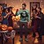 billiga Skor för män-Herrskor i tyg med snörning och zombie-dödskalletryck, avslappnade båtskor för läskiga halloweenfester och promenader