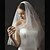 cheap Veils-One-tier Comtemporary / Stylish / Classic Style Wedding Veil Elbow Veils with Flower Comb / Pure Color 33.46 in (85cm) Tulle