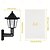 billige Udendørsvæglamper-2 stk solcelle hexagonal LED retro væglampe udendørs vandtæt til hjemme balkon gårdhave porch have park belysning solcelle natlys