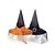 economico Accessori di Halloween-Cappello da strega di Halloween da donna: cappello gotico a punta con pizzo e fibbia di strass in più colori per feste in maschera e cosplay