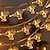 abordables Éclairage intérieur sur batterie et USB-Guirlandes lumineuses féeriques Elk en flocons de neige 10/20/40LEDs Lumières de guirlande de mariage Alimentées par batterie pour Décoration d'ambiance de fête de vacances