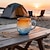 ieftine Cupe &amp; Căni-Cană din sticlă cu valuri de mare, cană de cafea din sticlă cu valuri oceanice lucrată manual de 350 ml, căni de cafea cu valuri oceanice și mâner izolat, cană de ceai cu textură creativă cu valuri de