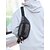 cheap Men's Bags-Men's Water-Resistant Crossbody Sling Bag, Multi-Way Wear Fanny Pack Waist Bag with Multiple Pockets, Casual Travel, Sports and Outdoor Shoulder Bag