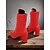 cheap Ankle Boots-Women's Vintage Style Lace-Up Faux Leather  Ankle Boots with Block Heel,Perfect for Casual &amp; Retro Outfits.
