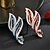 cheap Pins and Brooches-Brooches Classic Retro Leaf Elegant Fashion Personalized Simple Brooch Jewelry Light Pink Blue For Wedding Party Gift Engagement Prom Festival